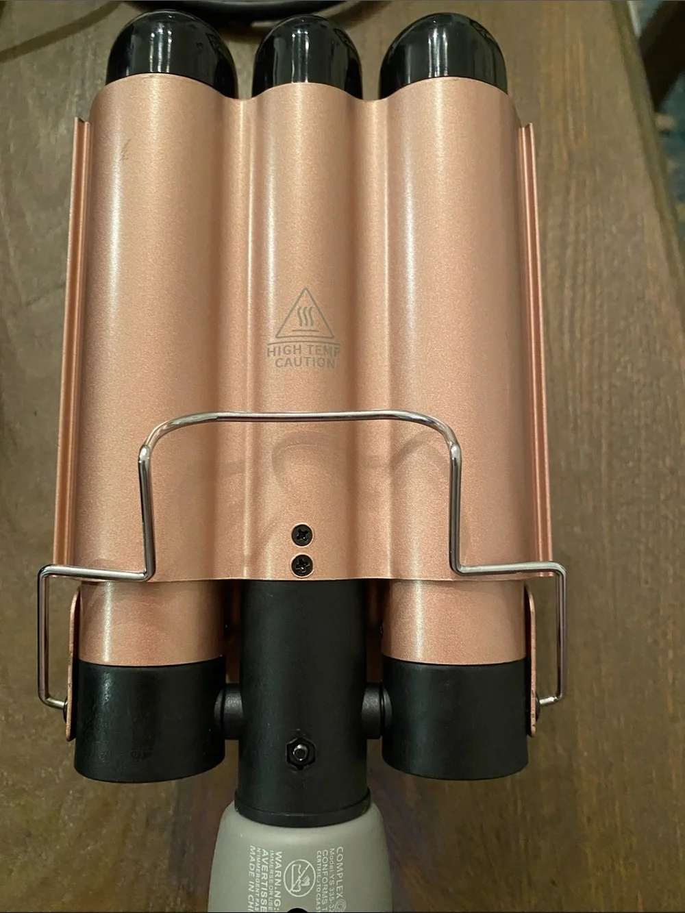 Triple Barrel Hair Waver in Rose Gold - Women Accessories Hair Accessory